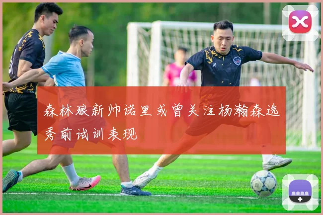 森林狼新帅诺里或曾关注杨瀚森选秀前试训表现
